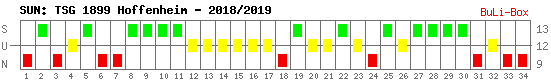 Siege, Unentschieden und Niederlagen: 1899 Hoffenheim 2018/2019