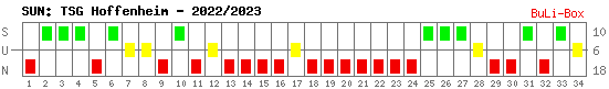 Siege, Unentschieden und Niederlagen: TSG 1899 Hoffenheim 2022/2023